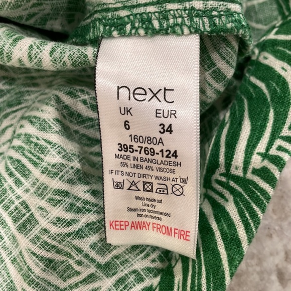 Linen Blend Dress 6P - Picture 3 of 9